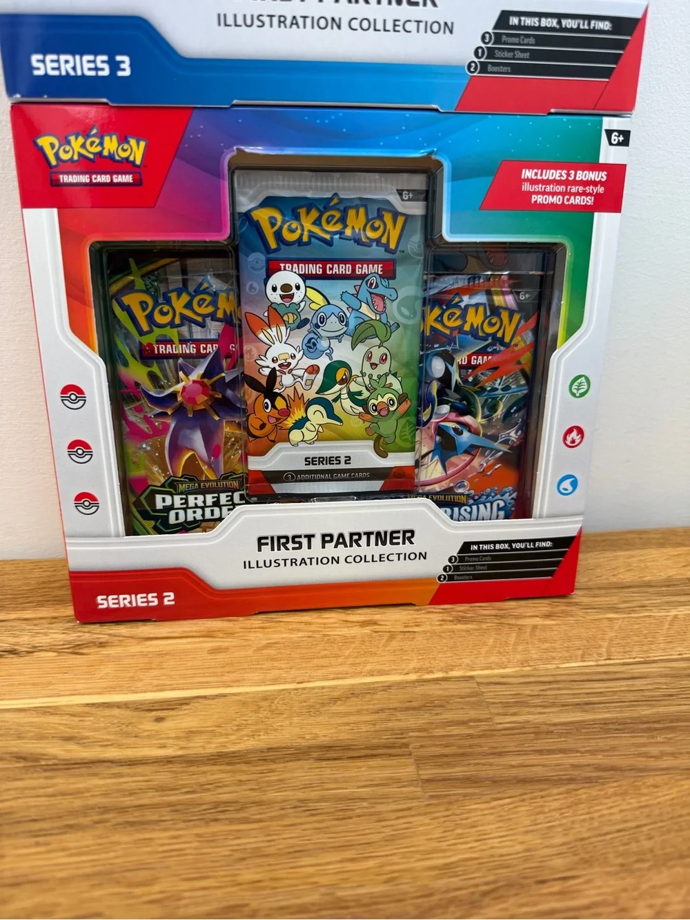 Pokemon TCG First Partner Series 2 & Series 3 Illustration Collection - Both